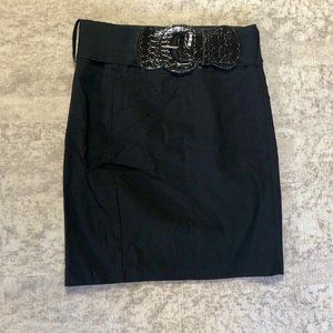 Vanity Black Pencil Skirt